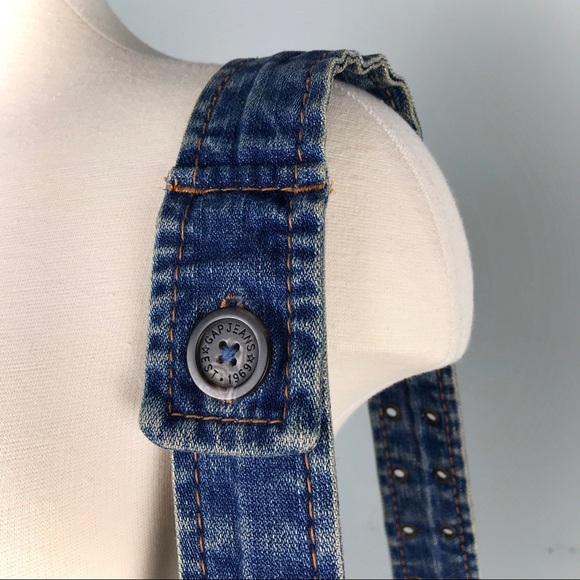 Gap 1969 Blue Denim Shearling Hobo Bag Jean Purse - Picture 9 of 14